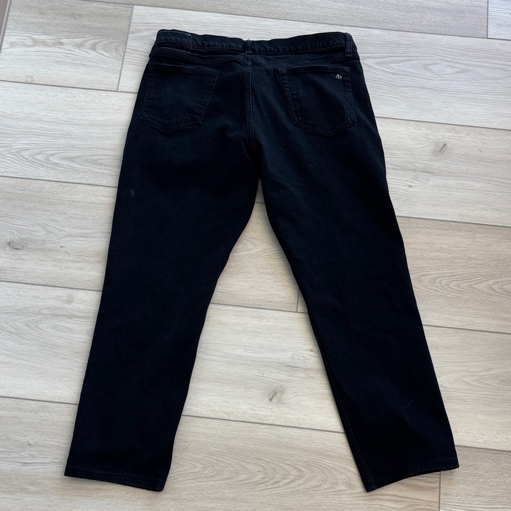 Rag and Bone Classic Black, Fit 2,Slim Fit. Size 36x30 not 32. - Picture 2 of 3